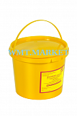 Емкость-контейнер для сбора органических отходов, класса Б, емкость 2,0 л.