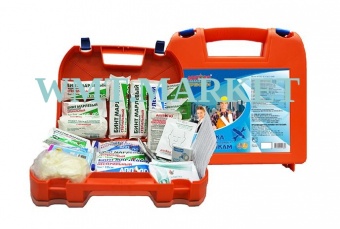Аптечка первой помощи работникам (в оранжевом пластиковом чемоданчике)